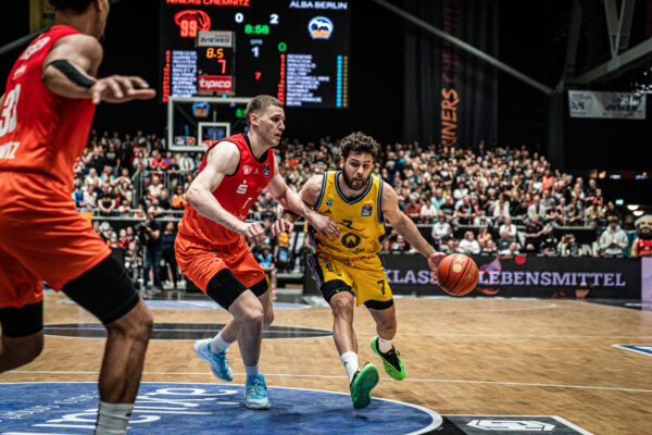 Niners Chemnitz vs. Alba Berlin - 30. Spieltag - easyCredit BBL - Basketball Bundesliga - Basketball - Saison 2024/25 - 27.04.2025