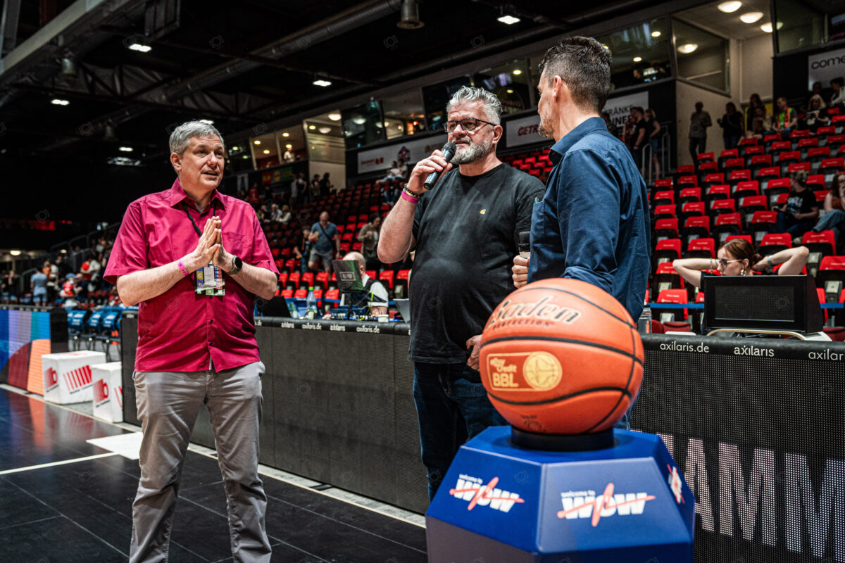 Niners Chemnitz vs. MHP RIESEN Ludwigsburg - 31. Spieltag - easyCredit BBL - Basketball Bundesliga - Basketball - Saison 2024/25 - 01.05.2025