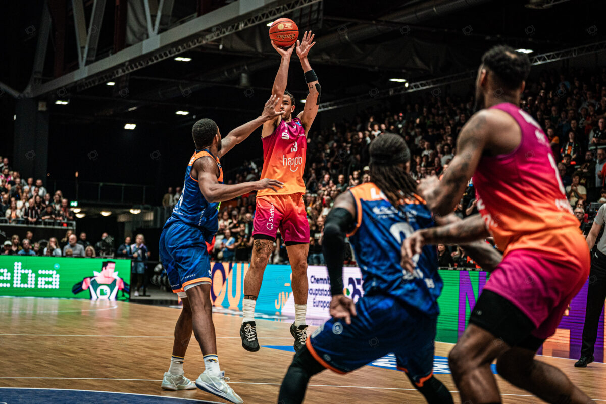 Niners Chemnitz vs. Rostock Seawolves - 32. Spieltag - easyCredit BBL - Basketball Bundesliga - Basketball - Saison 2024/25 - 04.05.2025