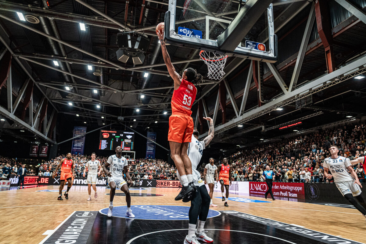 Niners Chemnitz vs. MLP Academics Heidelberg - Playoffs Viertelfinal Spiel 3 - easyCredit BBL - Basketball Bundesliga - Basketball - Saison 2024/25 - 25.05.2025