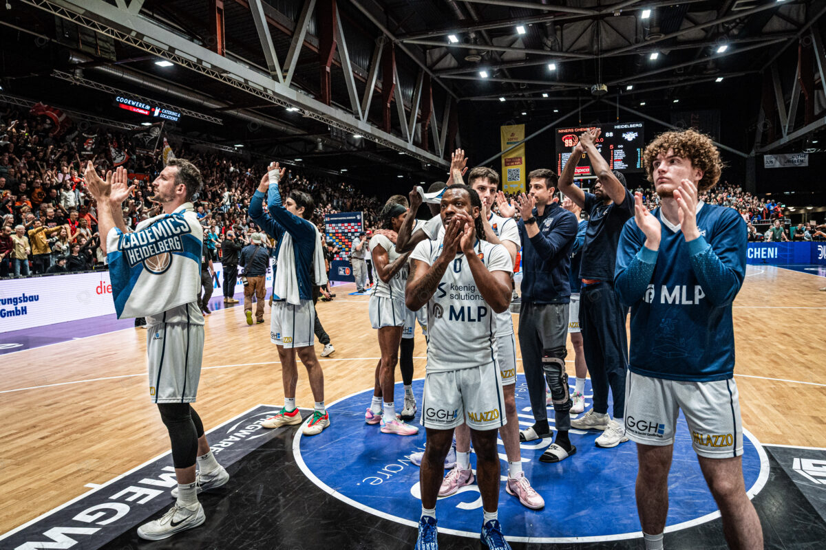 Niners Chemnitz vs. MLP Academics Heidelberg - Playoffs Viertelfinal Spiel 3 - easyCredit BBL - Basketball Bundesliga - Basketball - Saison 2024/25 - 25.05.2025