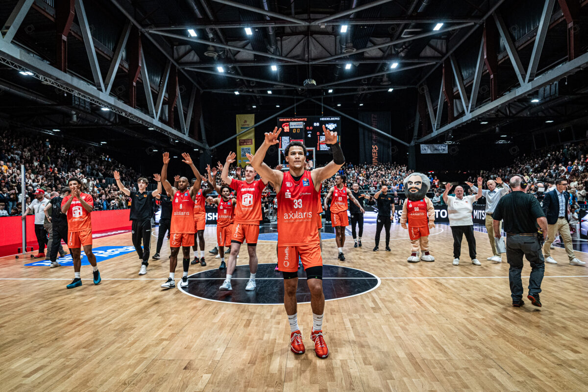 Niners Chemnitz vs. MLP Academics Heidelberg - Playoffs Viertelfinal Spiel 3 - easyCredit BBL - Basketball Bundesliga - Basketball - Saison 2024/25 - 25.05.2025
