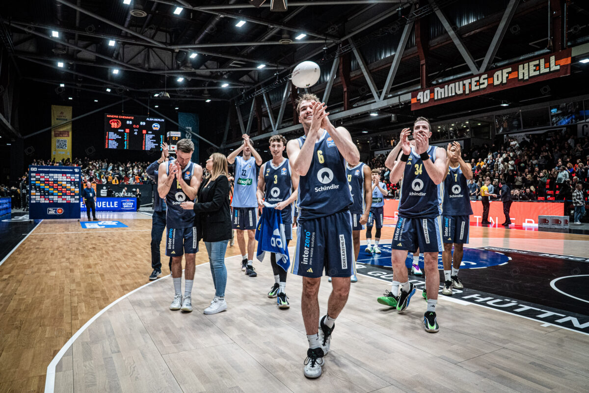 NINERS Chemnitz vs. ALBA Berlin - 8. Spieltag - easyCredit BBL - Basketball Bundesliga - Basketball - Saison 2025/26 - 23.11.2025