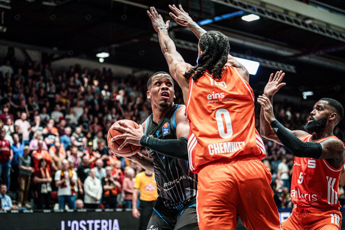NINERS Chemnitz vs Science City Jena - 30. Spieltag - easyCredit BBL - Basketball Bundesliga - Basketball - Saison 2025/26 - 18.04.2026