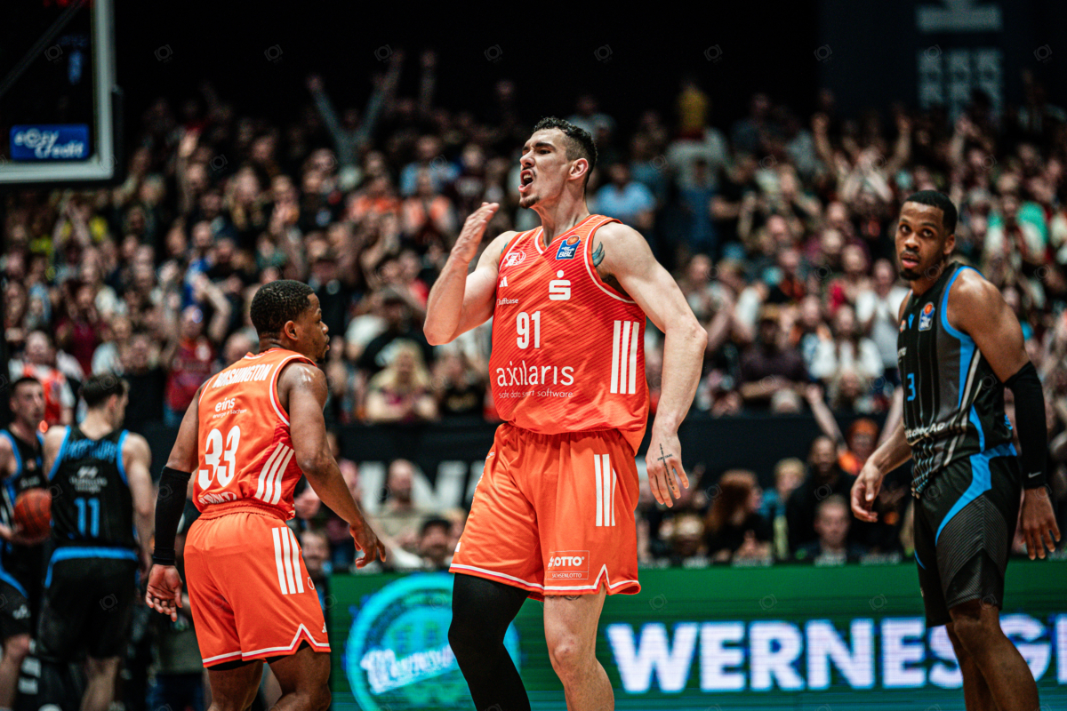 NINERS Chemnitz vs Science City Jena - 30. Spieltag - easyCredit BBL - Basketball Bundesliga - Basketball - Saison 2025/26 - 18.04.2026
